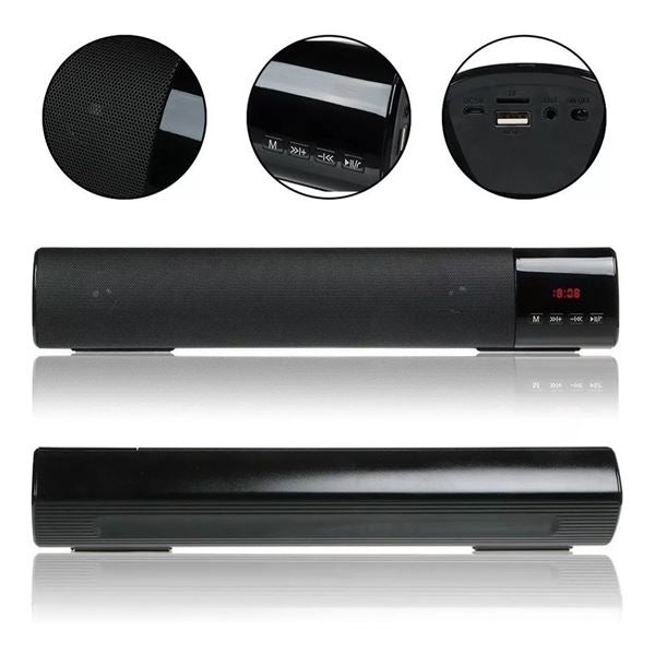 Barra de Sonido Bluetooth (TV, USB, RECARGABLE)